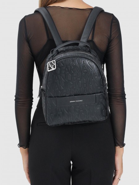 Mochila Mujer Negro Armani Exchange Mochila Mujer Negro Armani Exchange