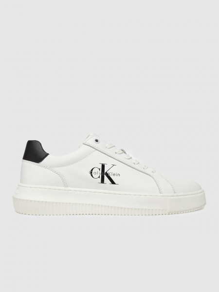 Tenis Hombre Blanco Calvin Klein