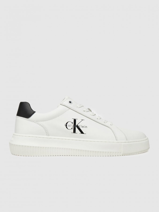 Tenis Hombre Blanco Calvin Klein