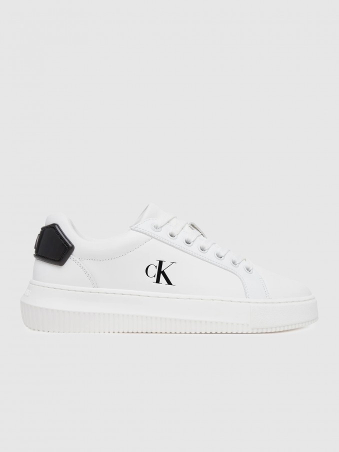 Sneakers Woman White Calvin Klein