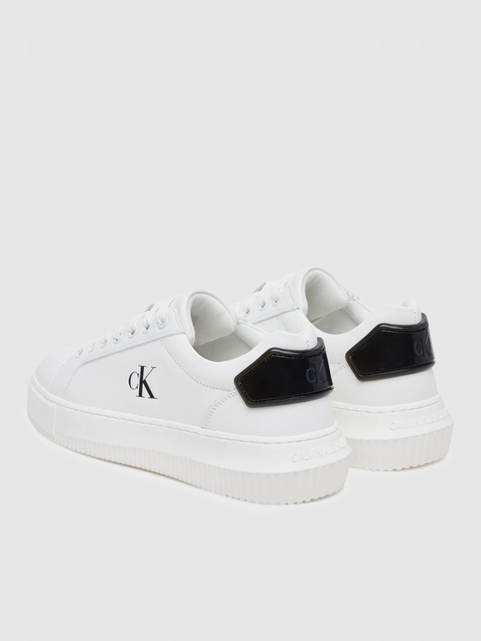 Sneakers Woman White Calvin Klein