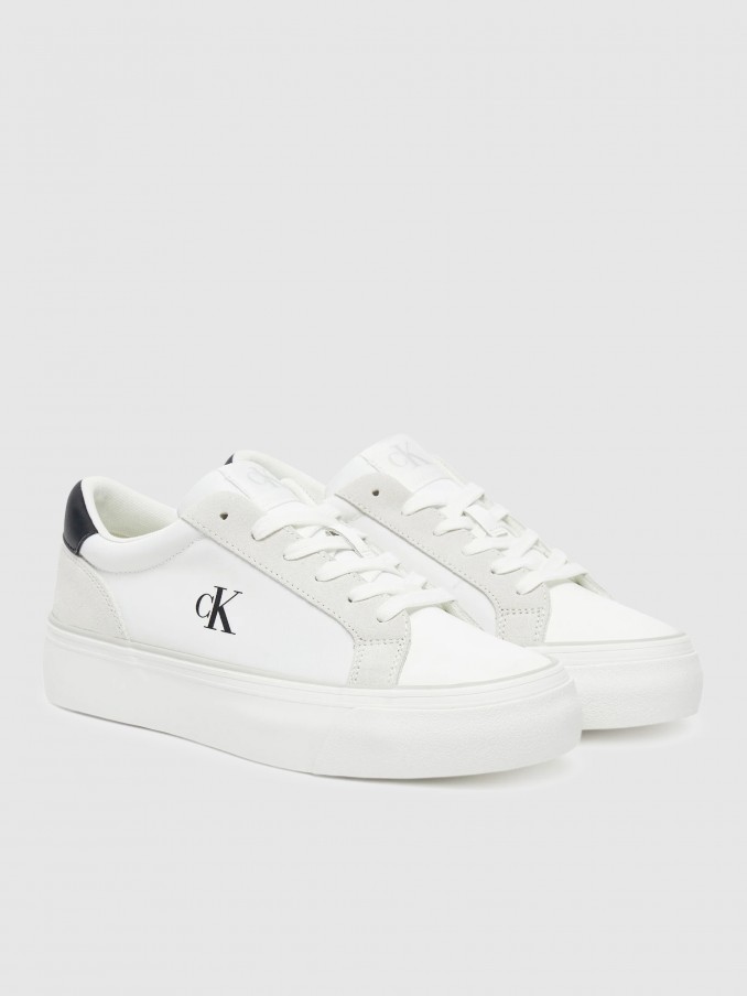 Sneakers Woman White Calvin Klein