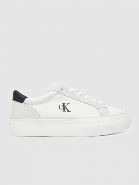 Sneakers Woman White Calvin Klein