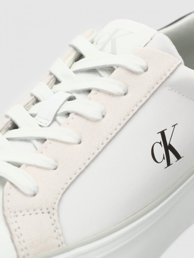 Tenis Mujer Blanco Calvin Klein