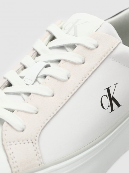 Tenis Mujer Blanco Calvin Klein Tenis Mujer Blanco Calvin Klein
