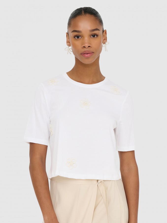 Camiseta Mujer Blanco Only