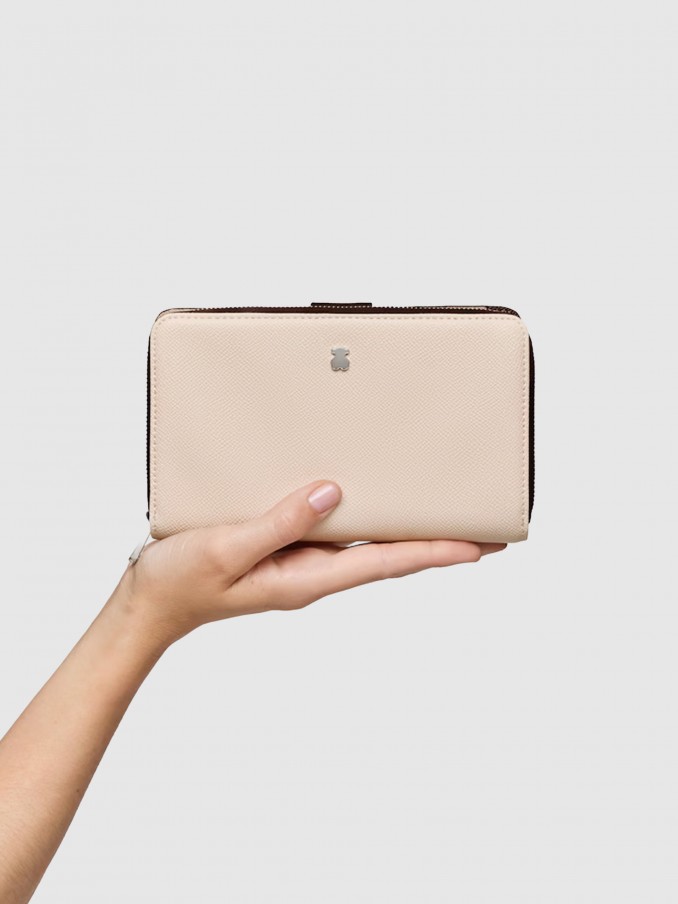 Coin Walle Woman Beige Tous