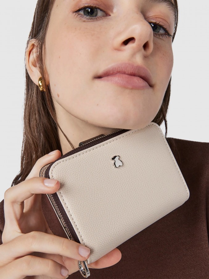 Coin Walle Woman Beige Tous