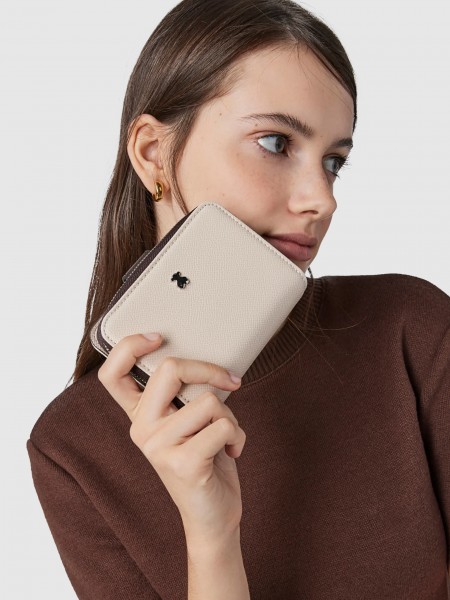 Coin Walle Woman Beige Tous