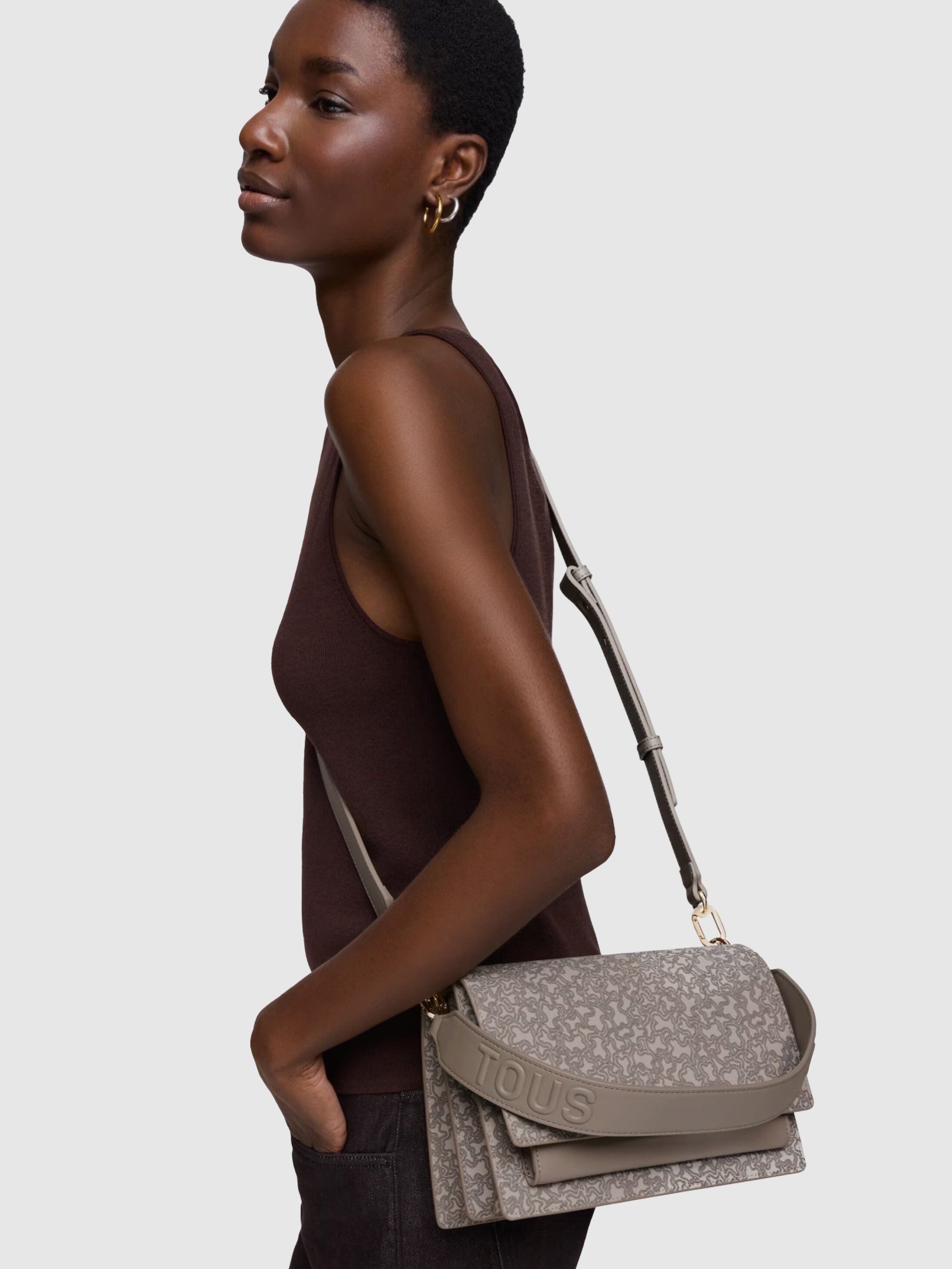 Shoulder Bags Woman Grey Tous