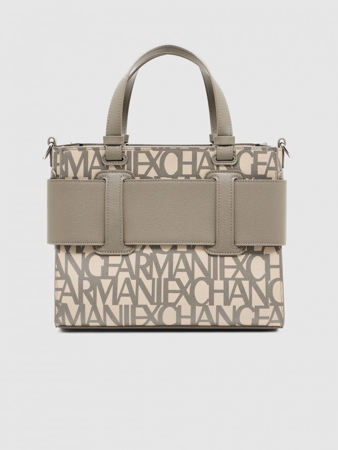 Tote Bags Woman Taupe Armani Exchange