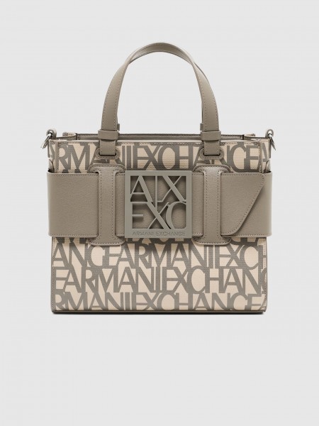 Tote Bags Woman Taupe Armani Exchange