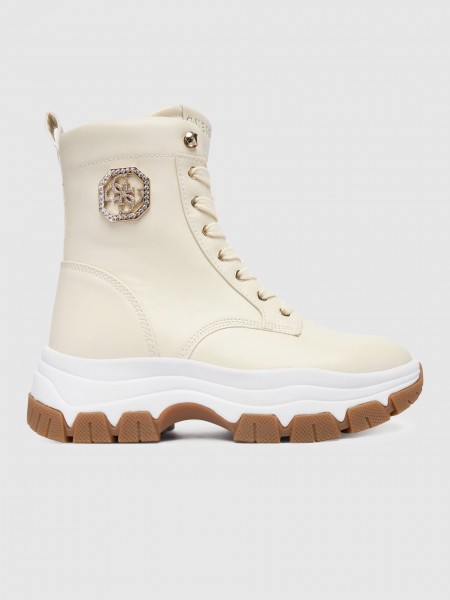Boots Woman Beige Guess