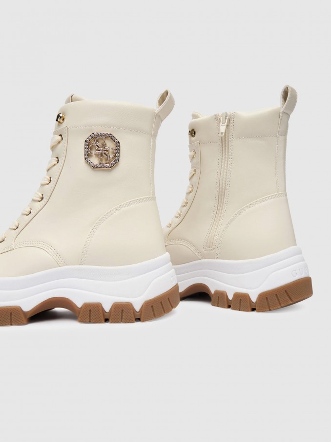 Boots Woman Beige Guess