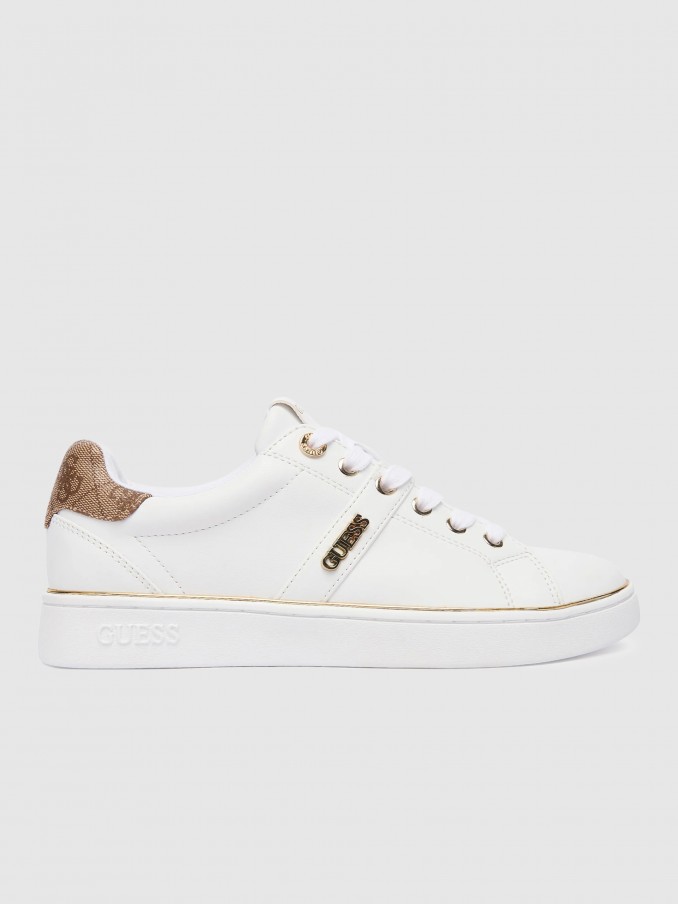 Tenis Mujer Blanco Guess