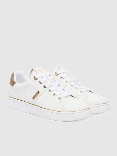 Tenis Mujer Blanco Guess