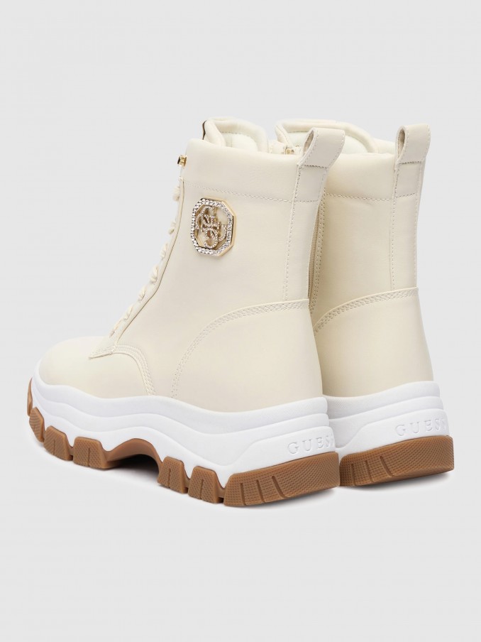 Boots Woman Beige Guess