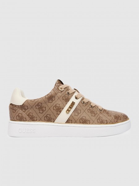 Sneakers Woman Beige Guess