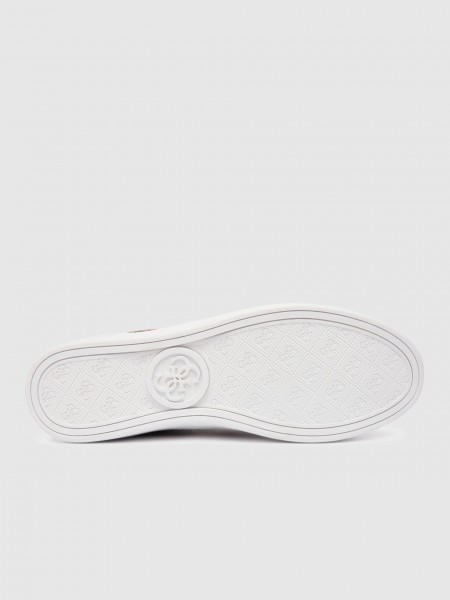 Tenis Mujer Beige Guess
