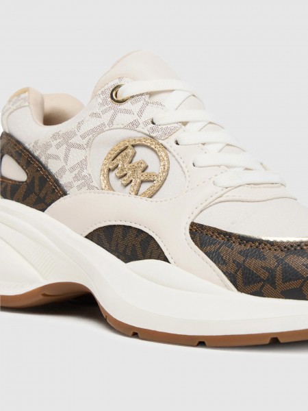 Sneakers Girl Cream Michael Kors