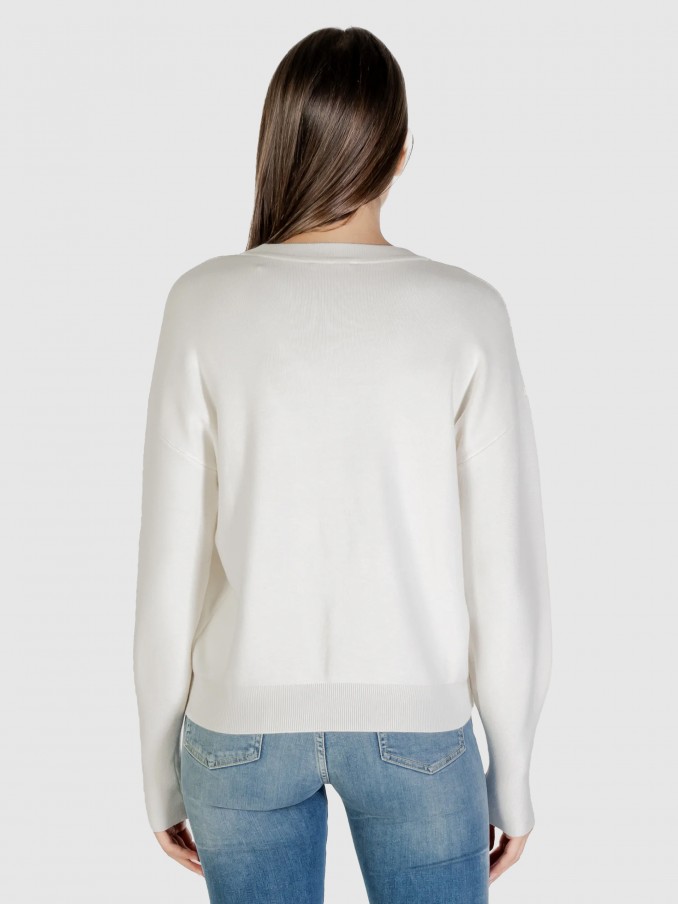 Jersey Mujer Crema Guess