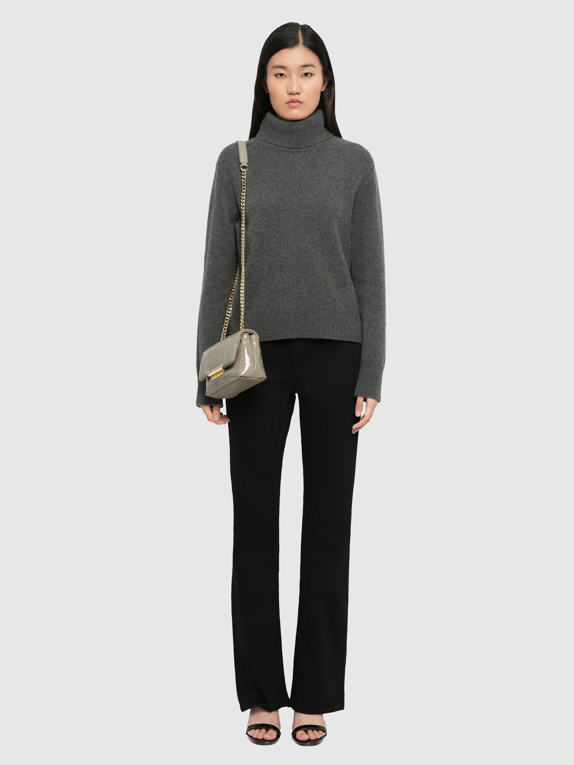 Bolsos de Hombro Mujer Gris Pardo Armani Exchange