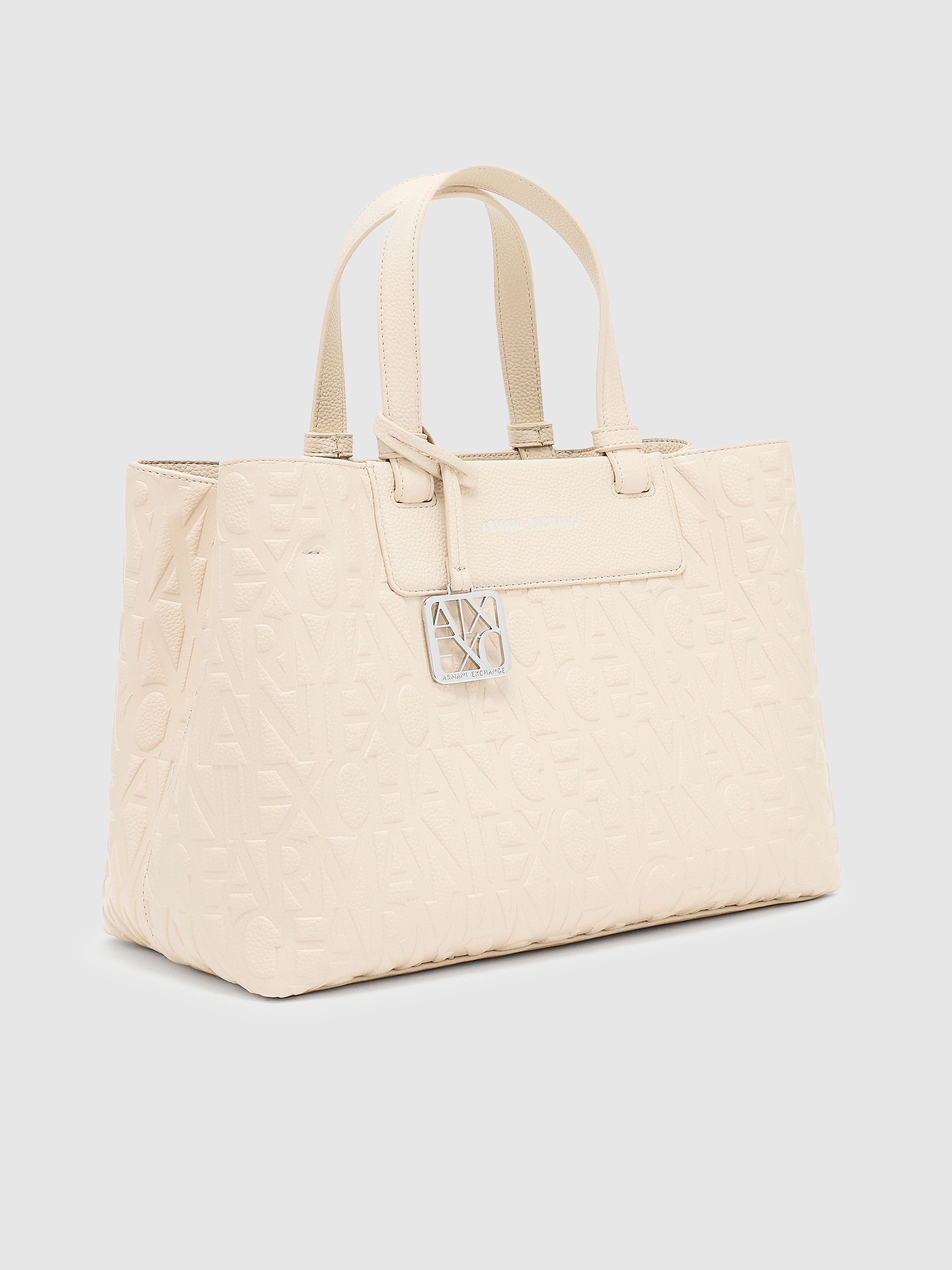 Tote Bags Woman Cream Armani Exchange