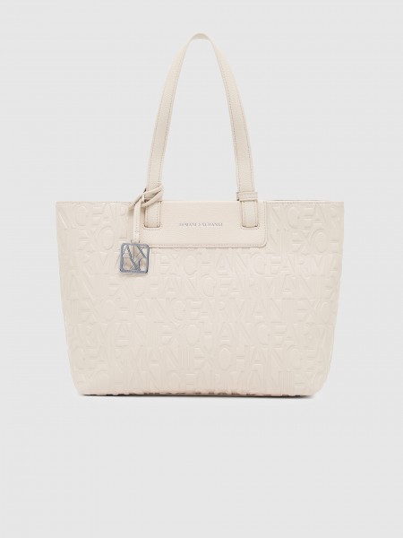 Bolsos Mujer Crema Armani Exchange