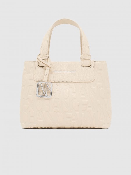 Tote Bags Woman Cream Armani Exchange