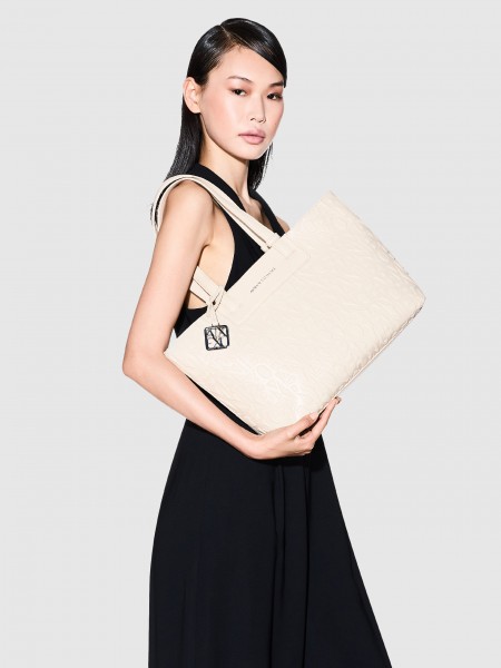 Bolsos Mujer Crema Armani Exchange