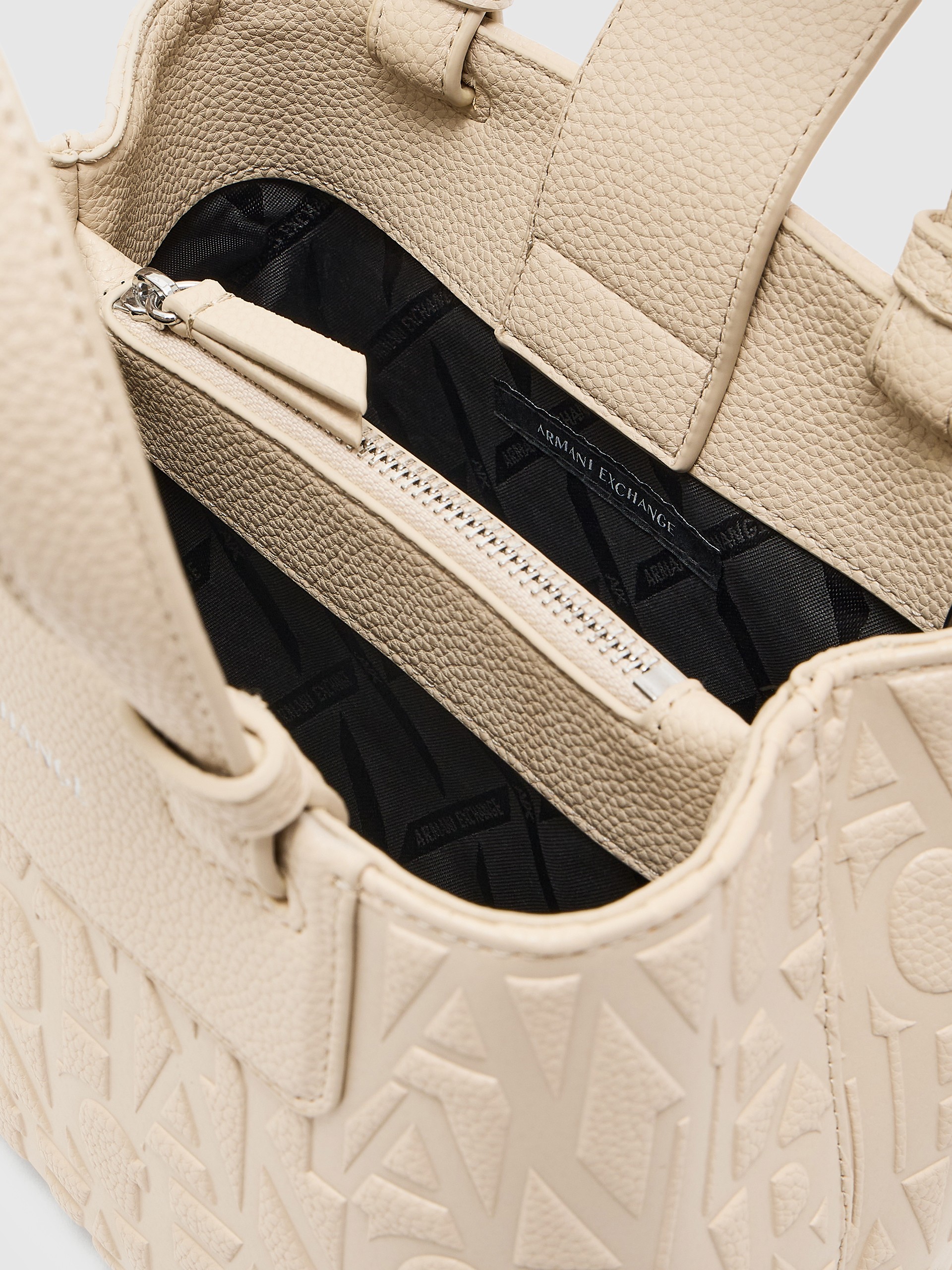 Tote Bags Woman Cream Armani Exchange