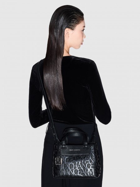 Bolsos de Mano Mujer Negro Armani Exchange