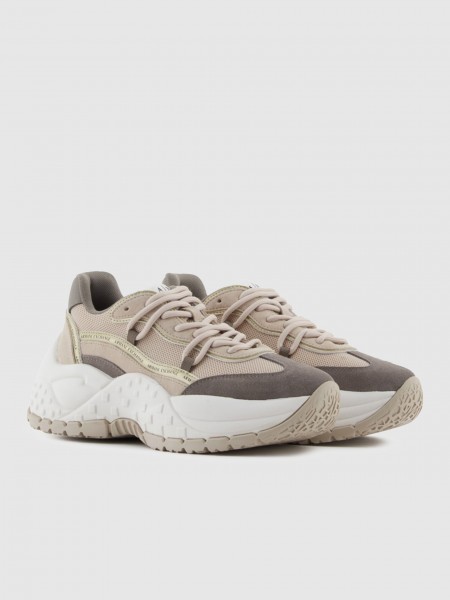 Tenis Mujer Crema Armani Exchange