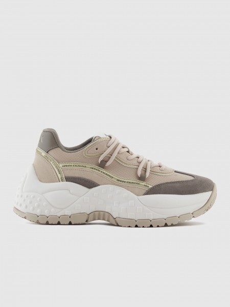 Tenis Mujer Crema Armani Exchange