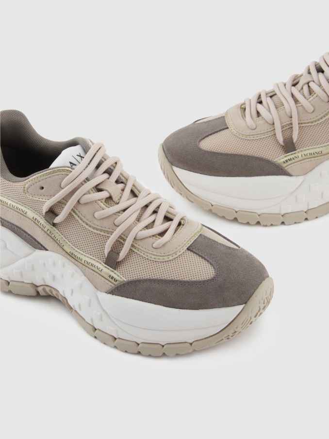 Tenis Mujer Crema Armani Exchange