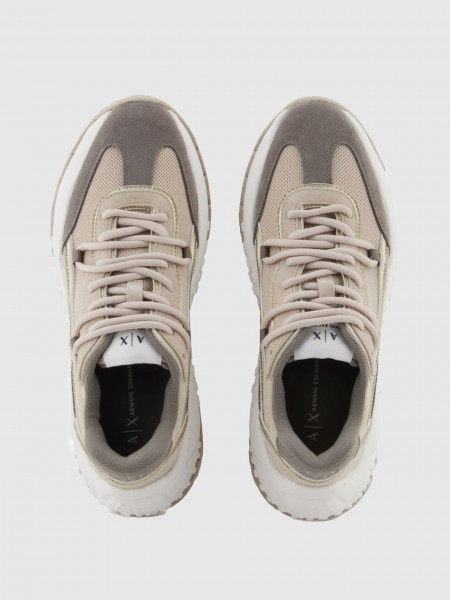 Tenis Mujer Crema Armani Exchange