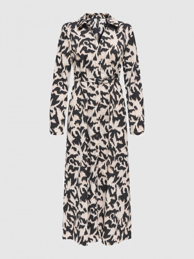Vestido Mujer Negro Only