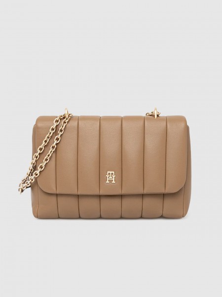 Shoulder Bags Woman Cream Tommy Jeans