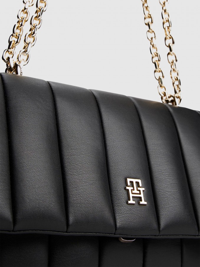 Shoulder Bags Woman Black Tommy Jeans