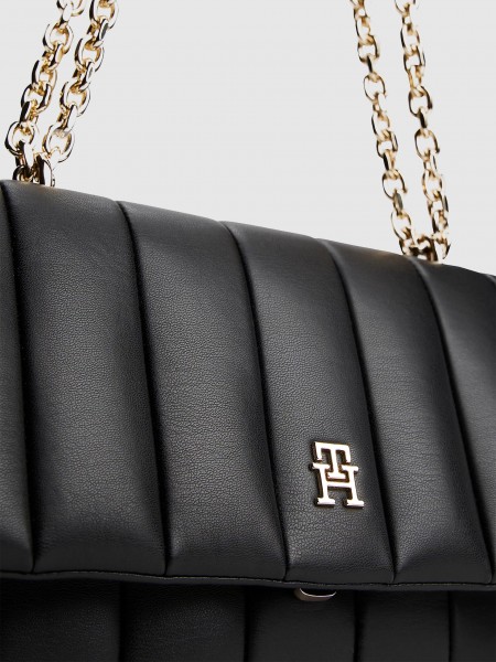 Shoulder Bags Woman Black Tommy Jeans