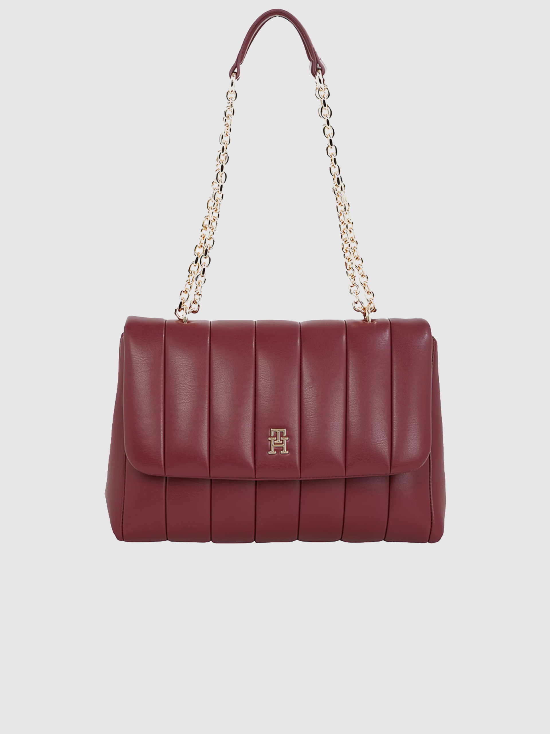 Bolsos de Hombro Mujer Burdeos Tommy Jeans