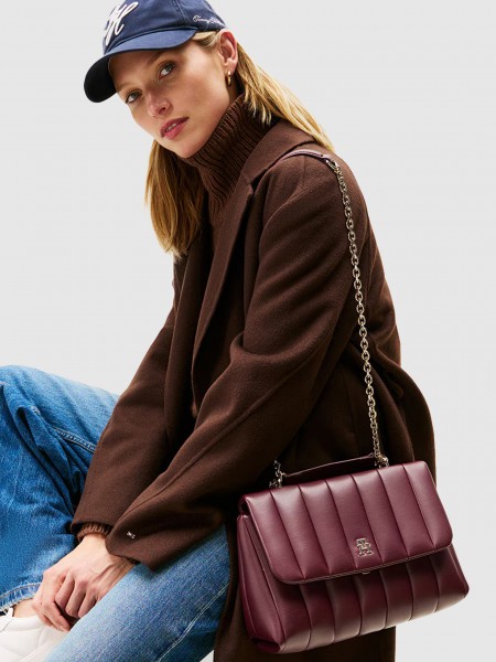 Shoulder Bags Woman Bordeaux Tommy Jeans