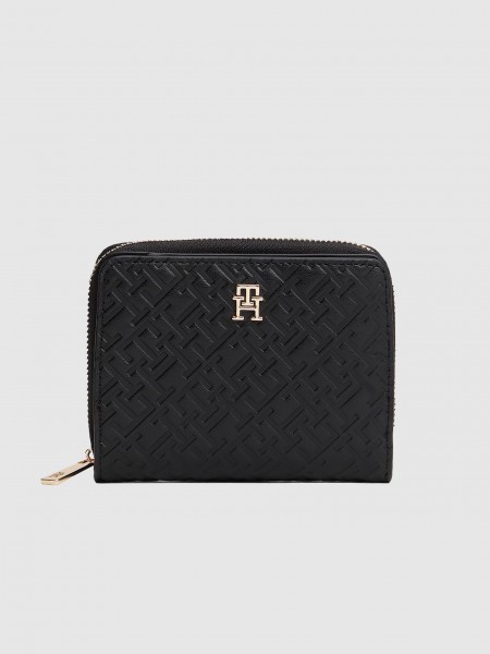 Monedero Mujer Negro Tommy Jeans