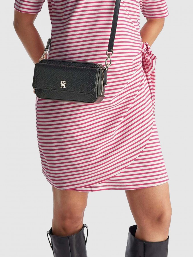 Shoulder Bags Woman Black Tommy Jeans