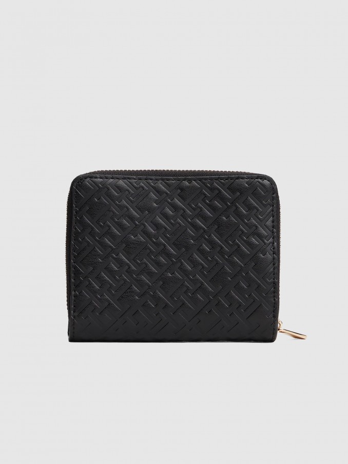 Monedero Mujer Negro Tommy Jeans