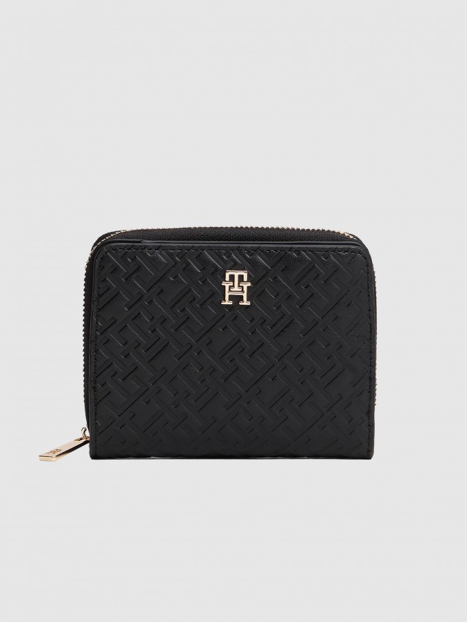Monedero Mujer Negro Tommy Jeans