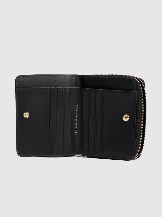 Monedero Mujer Negro Tommy Jeans