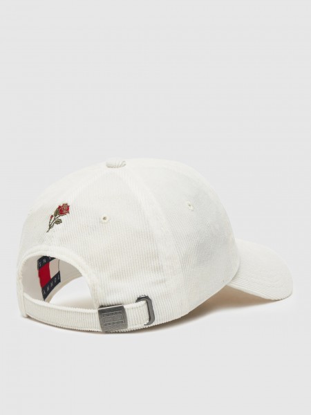 Hats Woman White Tommy Jeans