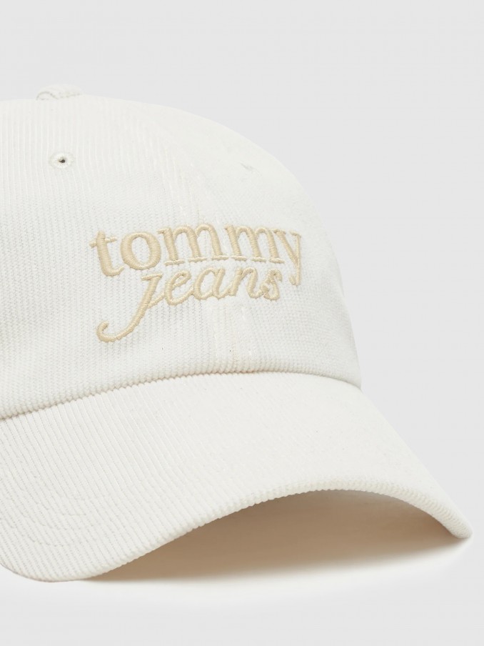 Hats Woman White Tommy Jeans