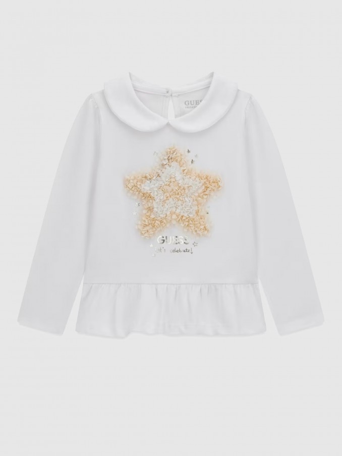 Pullover Girl White Guess